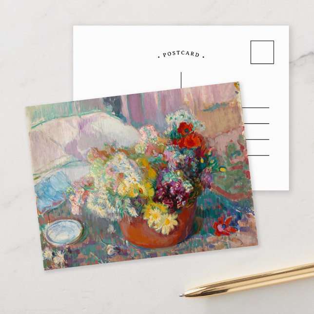 Cartão Postal Flores | Magnus Enckell (Criador carregado)