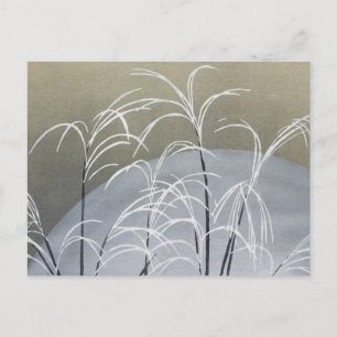 Cartão Postal Flores Momoyogusa Vintage Japonês