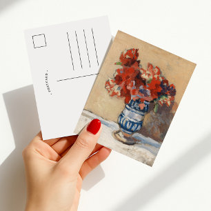 Cartão Postal Flores num Vaso Azul   Christopher Wood