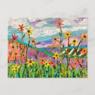 Cartão Postal Flores selvagens