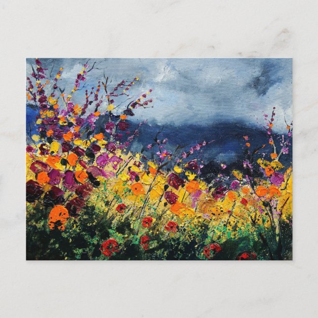 Cartão Postal flores silvestres45 (Frente)