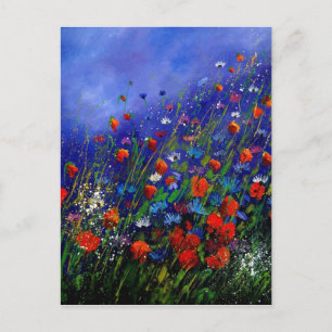 Cartão Postal flores silvestres 787