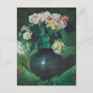 Cartão Postal Flores (também conhecidas como Rosas) por William