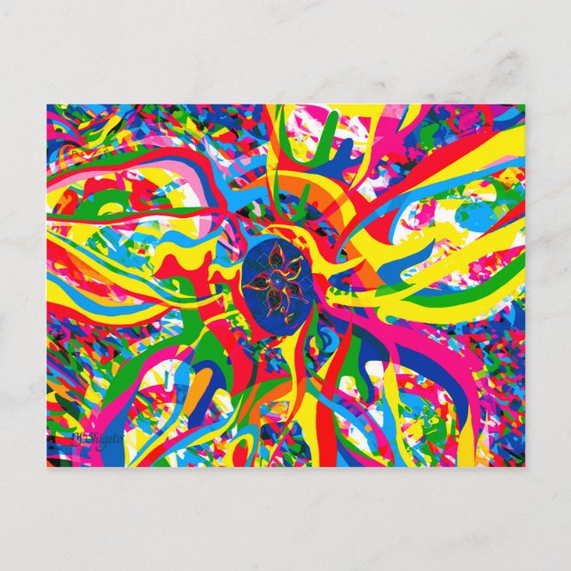 Cartão Postal Flores Transcendentais (Frente)