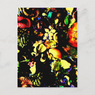 Cartão Postal Flores Vintage