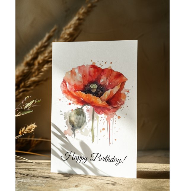 Cartão Postal Florescimento Carmesim, personalizado (Criador carregado)