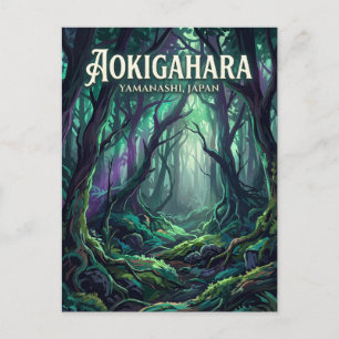 Cartão Postal Floresta Aokigahara Japão