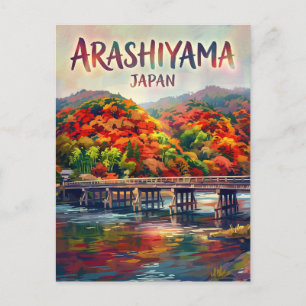 Cartão Postal Floresta de Bambu Arashiyama Japão