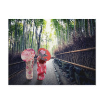 Floresta de bambu em Quioto