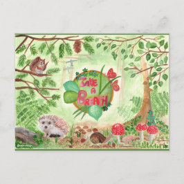 Cartão Postal Floresta de Ecoterapia Medioldesign