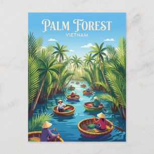 Cartão Postal Floresta de Palmeira Nipa Cẩm Thanh Vietnã