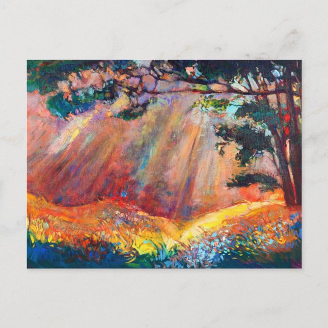 Cartão Postal Floresta do outono 4 (Frente)