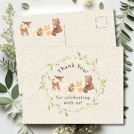 Cartão Postal Floresta Encantada Obrigado