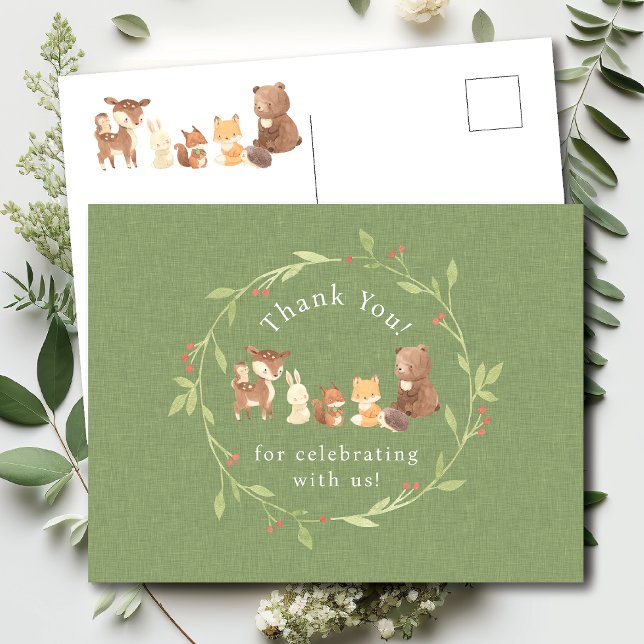 Cartão Postal Floresta Encantada Obrigado (Criador carregado)