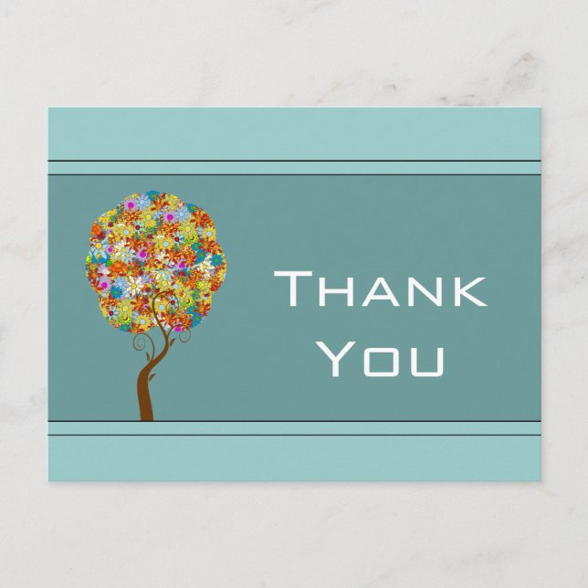 Cartão Postal Floresta Encantada Remendo de Floral Conto de Fada (Frente)