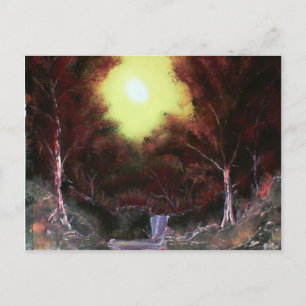 Cartão Postal Floresta Escarlate