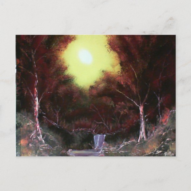 Cartão Postal Floresta Escarlate (Frente)