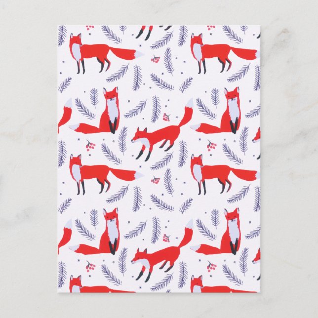 Cartão Postal Floresta Florestal Sorridente Floresta Verde Rapos (Frente)