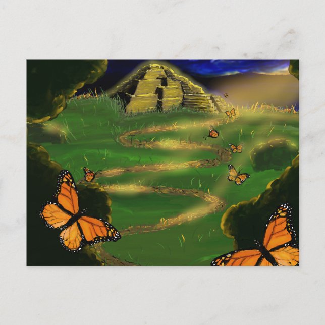 Cartão Postal Floresta Mágica (Frente)