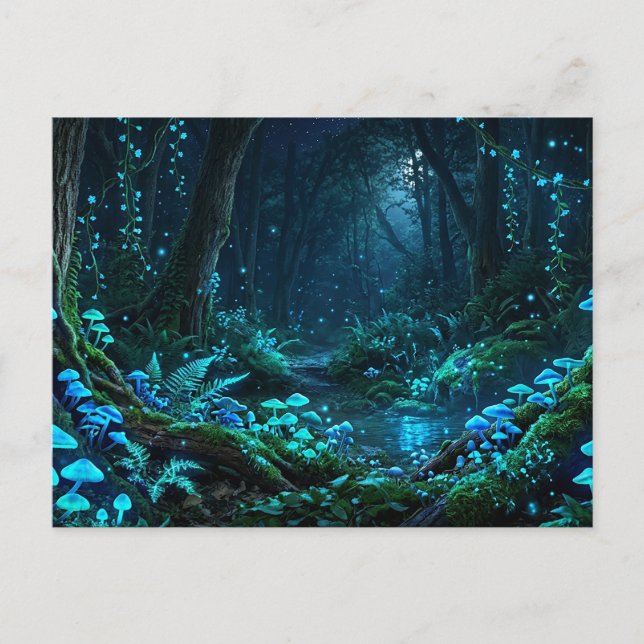 Cartão Postal Floresta Mágica (Frente)
