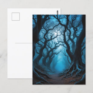 Cartão Postal Floresta Moody Árvores Negradas