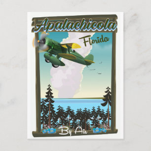 Cartão Postal Floresta Nacional de Apalachicola pôster de voo na