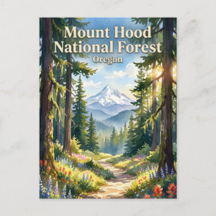 Cartão Postal Floresta Nacional de Mount Hood Oregon