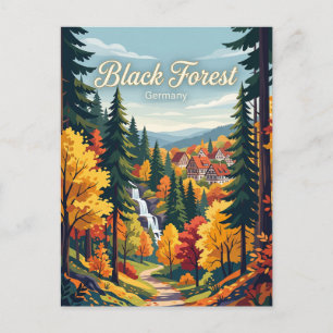 Cartão Postal Floresta Negra Alemanha