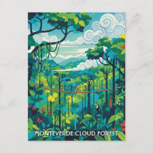 Cartão Postal Floresta Nubosa Monteverde Costa Rica