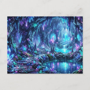 Cartão Postal Floresta Radiante com Lago