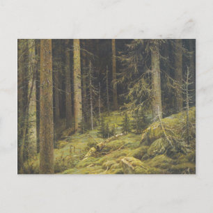 Cartão Postal Floresta Selvagem Por Ivan Shishkin
