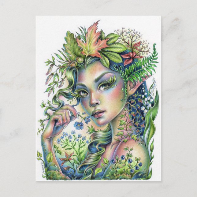 Cartão Postal Floresta Sprite (Frente)