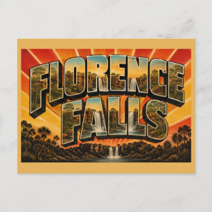 Cartão Postal Floresta tropical de monção Florence Falls NT Aust
