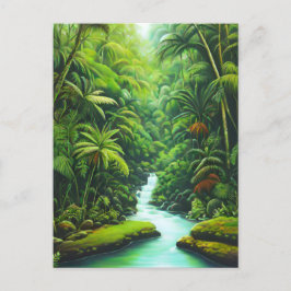 Cartão Postal Floresta verde