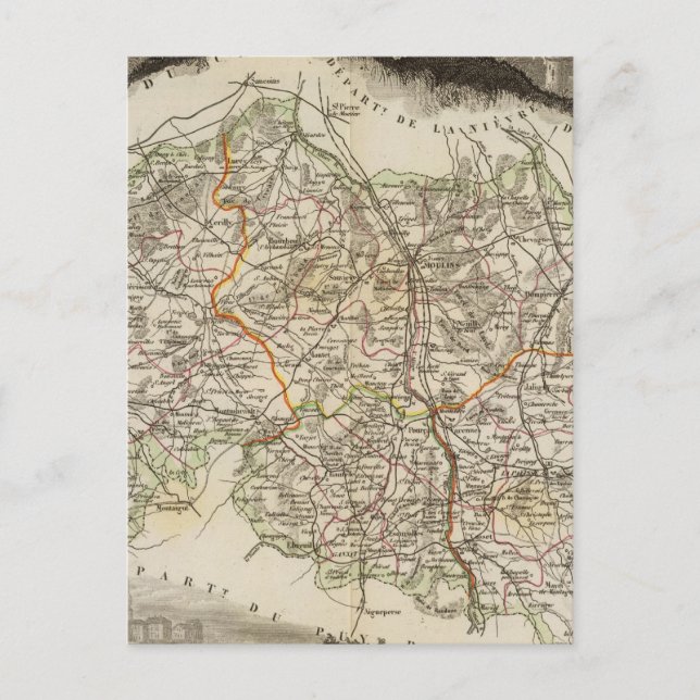 Cartão Postal Florestas e limites das cidades (Frente)