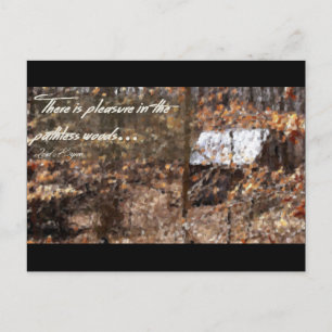 Cartão Postal Florestas Sem Pé