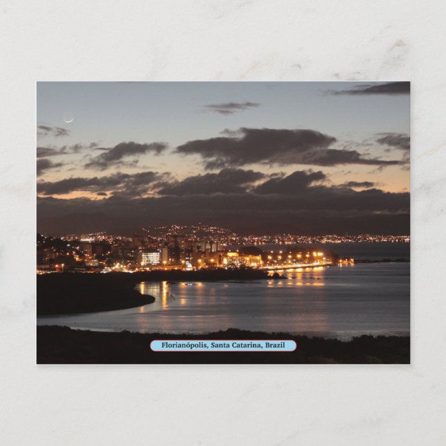 Cartão Postal Florianópolis, Papais noeis Catarina, Brasil (Frente)