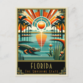 Cartão Postal Flórida | Art Deco