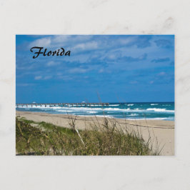 Cartão Postal Florida Beach e Pier