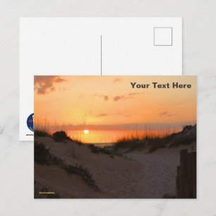 Cartão Postal Florida Beach Sunset