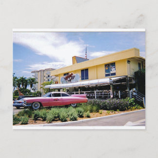 Cartão Postal Flórida está a rosa