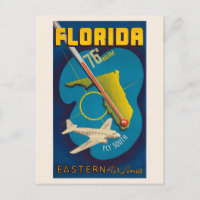 Flórida EUA Poster vintage 1938