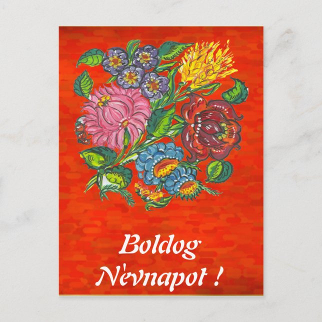 Cartão Postal Flórida húngara na impressão do pôr do sol (Frente)