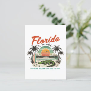 Cartão Postal Flórida, O Estado do Brilho Solar – Cena da Praia