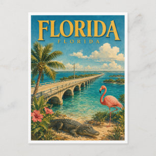 Cartão Postal Florida Overseas Highway GeoSaga