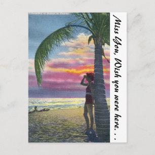 Cartão Postal Flórida Sunset
