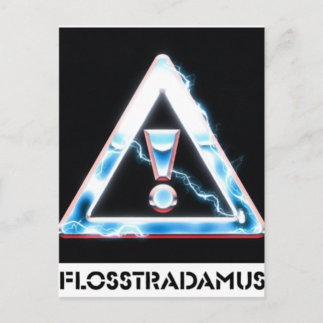 Cartão postal FLOSSTRADAMUS (Frente)