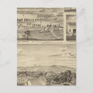 Cartão Postal Flour Mills, Isenours Glenwood, Minnesota