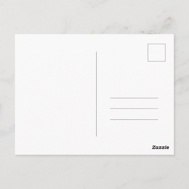 Cartão Postal Flower Post Card Postkarte (Verso)