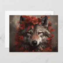 Flowers and the wolf